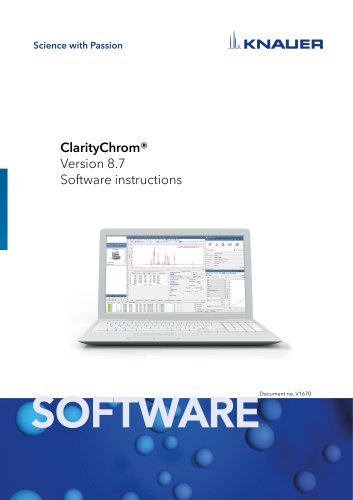 ClarityChrom® Version 8.7