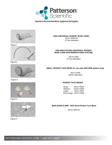 URN,Face Mask,Nose Cone Product Insert