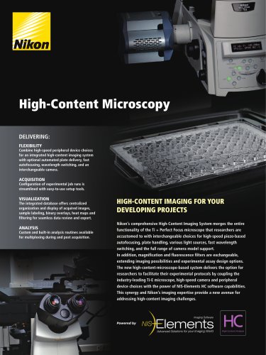 High Content Microscopy