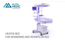 Heated bed for newborns and infants LN-91G