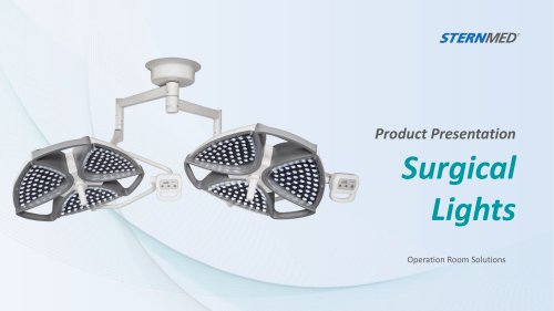 SternMed Product Presentation Surgical Lights