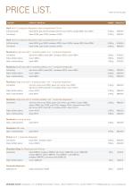 PRICE LIST
