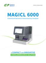 MAGICL 6000 Chemiluminescence Immunoassay Analyzer