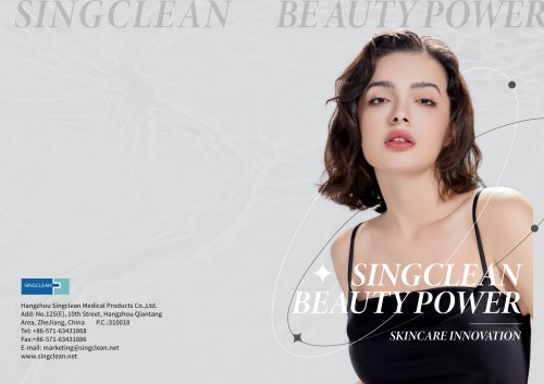 Singclean Skincare Products Catalog SC001