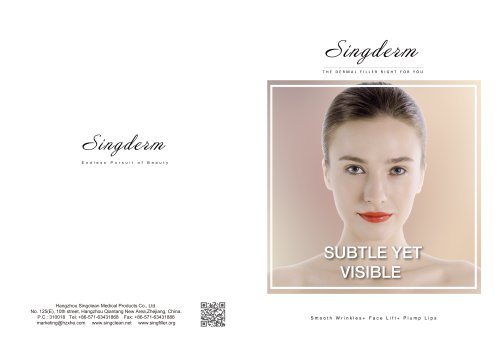 Singderm Range Brochure SD001