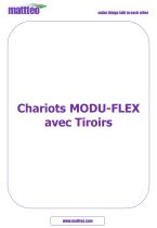 CHARIOTS MODULAIRES AVEC TIROIRS - 1