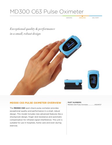 MD300 C63 Pulse Oximeter