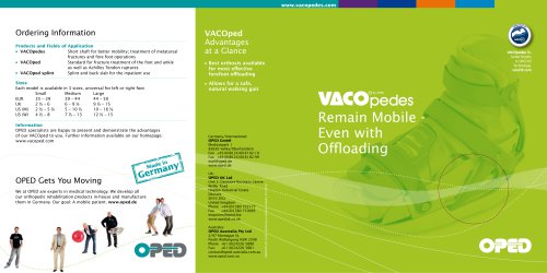 VACOpedes Brochure