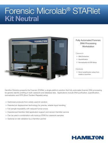Forensic STARlet Workstation