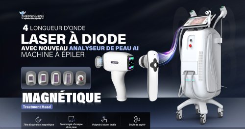 Perfectlaser Z890DHÉpilateur laser à diode à 4 longueurs d'onde