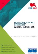 Incinérateur de déchets hospitaliers mod EXCE OS