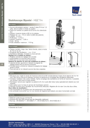 Stabiloscope Bipodal HQZ Tm