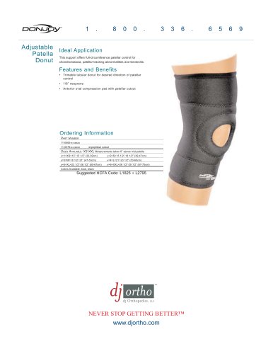 Adjustable Patella Donut