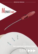Technique opératoire - Réparation méniscale - MENIX® DUO-1