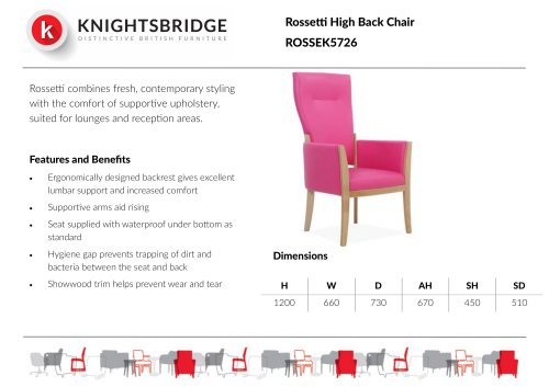 Rossetti High Back Chair