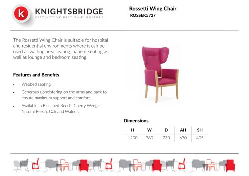 Rossetti Wing Chair ROSSEK5727