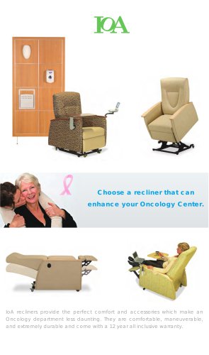 Recliner to enhance your Oncology Center.