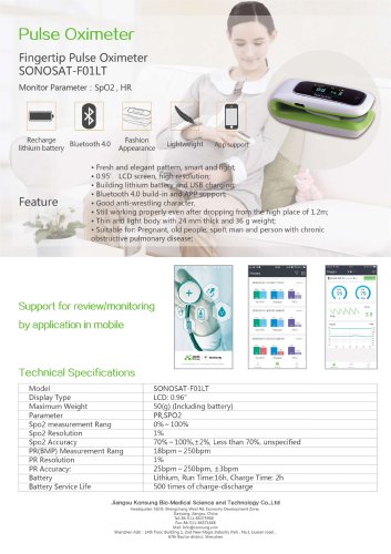 Pulse oximeter F01LT