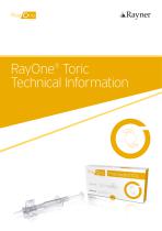 RayOne®  Toric Technical Information