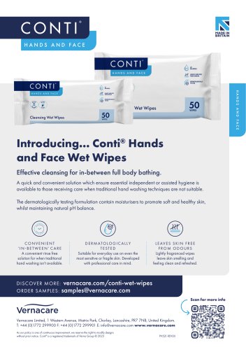 Conti® Hands and Face Flyer