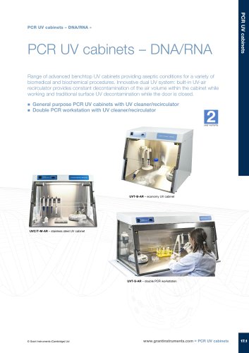 UVC/T-M-AR PCR UV Cabinet