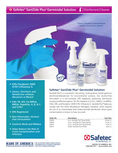 Safetec® SaniZide Plus® Germicidal Solution