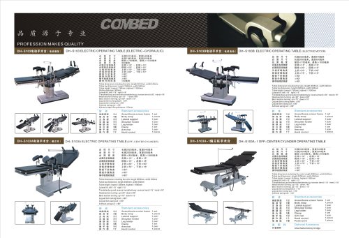 COMBED Electric Operation Bed DH-S103 Series