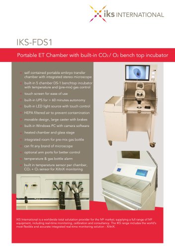 FDS-1 Portable ET Chamber